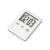 Super Thin LCD Digital Screen Kitchen Timer Cooking Count Up Countdown Alarm Magnet Clock (White) - Image 2