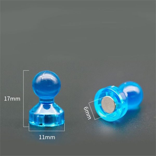 10 PCS Strong Neodymium Magnets Cones Magnets Super Magnet Thumbtack, Size: D11x17mm, Random Color Delivery - Image 7