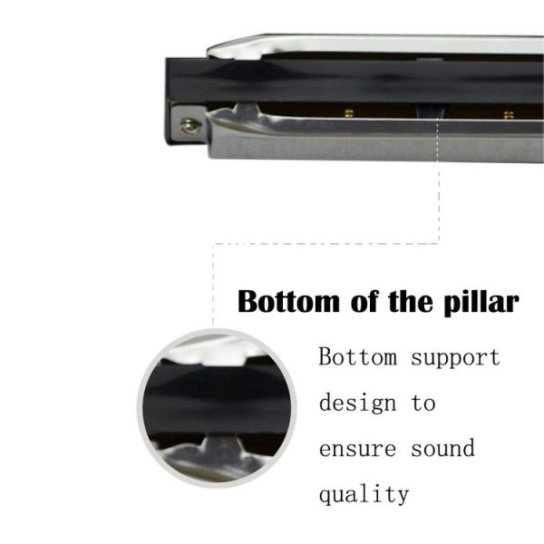 Swan 10 Holes Full-scale Bruce Harmonica Beginner Children Adult Students Playing Musical Instruments - Image 2