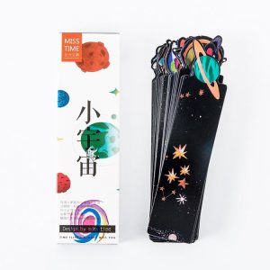 Creative Galaxy Paper Message Card Bookmark School Office Supplies