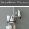 Faucet Rack Kitchen Rag Storage Drain Box Bathroom Bath Soap Cosmetic Storage Shelf Sink Hanging Basket (White) - Image 3