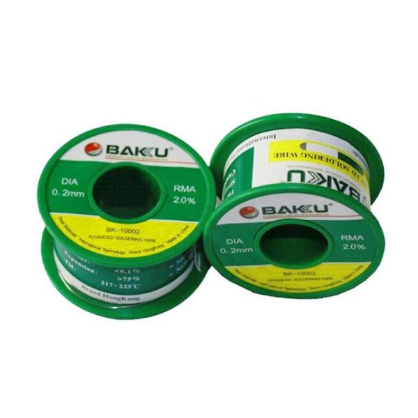 BAKU High-purity Low-temperature Solder Wire 63 Degrees Celsius No-clean Tin Wire (BK-10004 0.4mm) - Image 3
