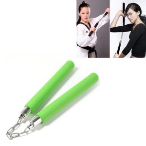 Sponge Nunchaku for Children and Beginners (Green)
