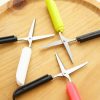 Portable Shears Paper Cutting Folding Safety Mini Stationery Scissors (Red) - Image 7