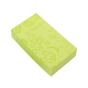 Baby Shower Spa Bath Square Sponge Body Cleaning Scrub (Green)