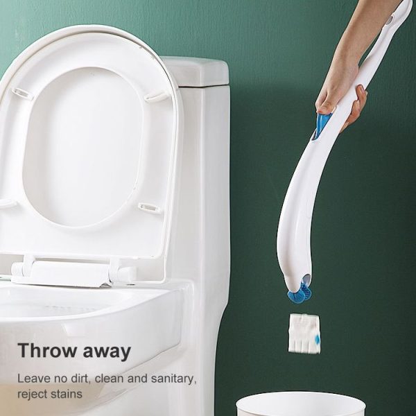 Disposable Toilet Brush Household Toilet Brush Detergent Replacement Core - Image 5