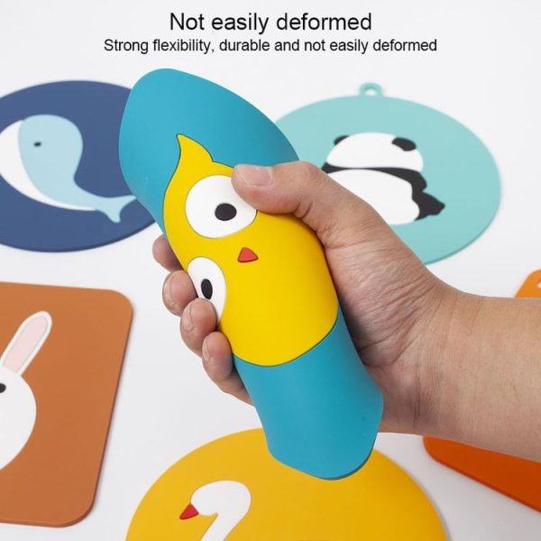 Anti-scald and Heat-resistant Placemats Home Waterproof and Oil-proof Table Mats Silicone Coasters, Size: Large, Style: Little Red Riding Hood - Image 4