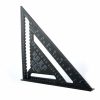 Angle Ruler Measuring Tool For Woodworking Square Layout Gauge (7 Inch Black Metric)