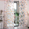 Tulle Curtains for Living Room Bedroom Kitchen Floral Window Curtain, Size: 1mx2m Wear Rod (Daisy Rotten Yarn) - Image 2