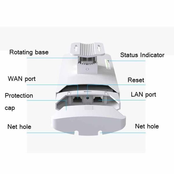 COMFAST CF-E120A 5.8G Outdoor Wireless High-Power Monitoring CPE Bridge, Specification: EU Plug - Image 3