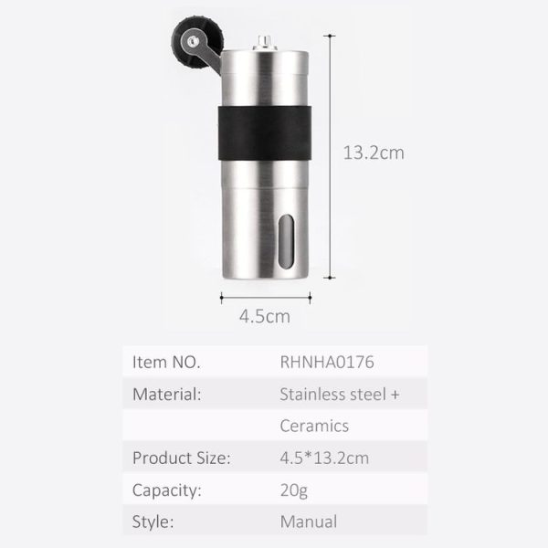 Mini Manual Stainless Steel Coffee Grinder - Image 5