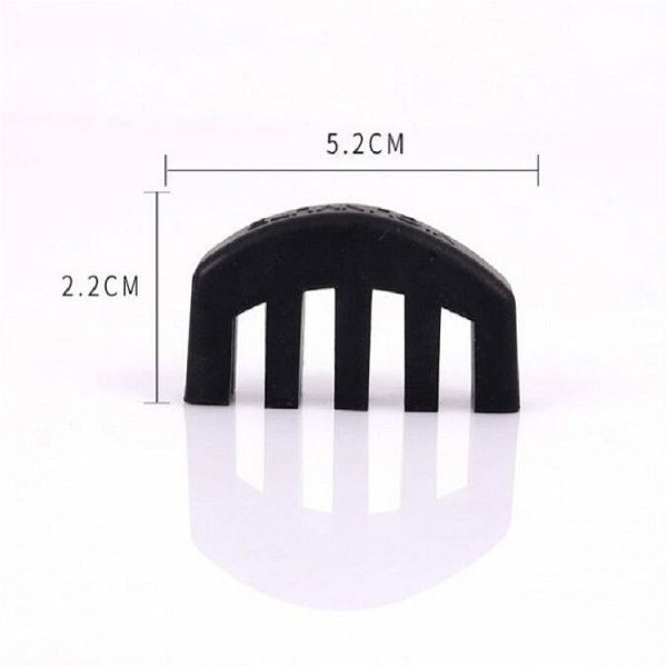 10 PCS Silicone Silencer Mute Equipment Sourdine for Violin (Black) - Image 5
