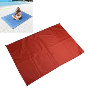 Outdoor Portable Waterproof Picnic Camping Mats Beach Blanket Mattress Mat 100cm*140cm (Red)