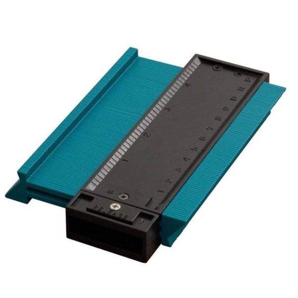 120mm Plastic Universal Pipe Wood Ducts Profile Marking Tool Duplicator Tooth Contour Copy Vacuum Packaging (Blue)