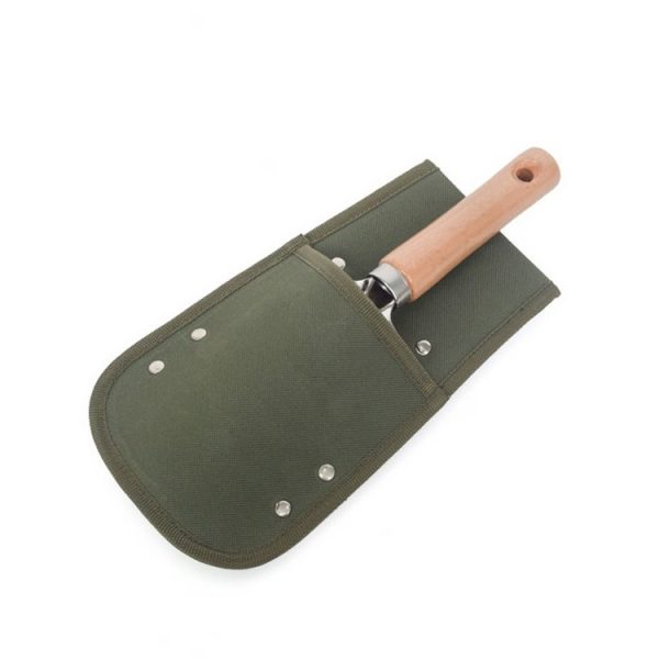 Army Green Portable Waist-mounted Waterproof Garden Tool Shovel Storage Bag Protective Sleeve, Style: Short Section 13x23.8cm - Image 3