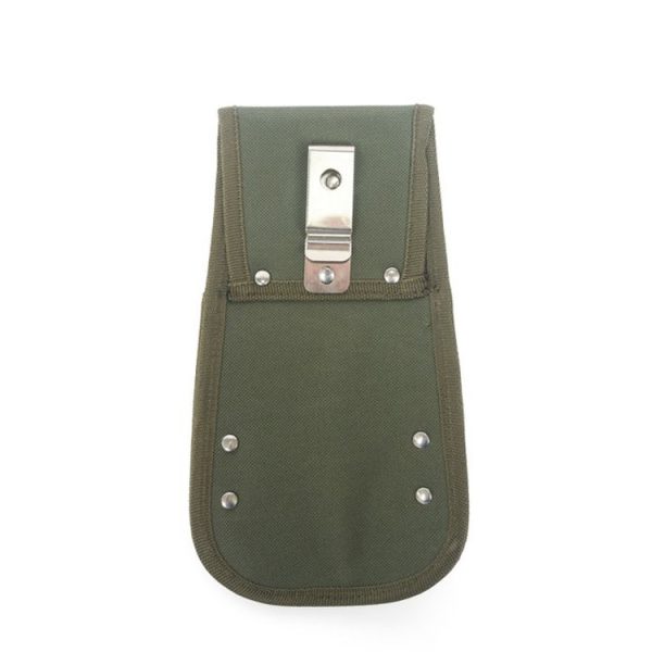 Army Green Portable Waist-mounted Waterproof Garden Tool Shovel Storage Bag Protective Sleeve, Style: Short Section 13x23.8cm - Image 4
