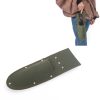 Army Green Portable Waist-mounted Waterproof Garden Tool Shovel Storage Bag Protective Sleeve, Style: Long Section 10.4x33cm