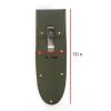 Army Green Portable Waist-mounted Waterproof Garden Tool Shovel Storage Bag Protective Sleeve, Style: Long Section 10.4x33cm - Image 4