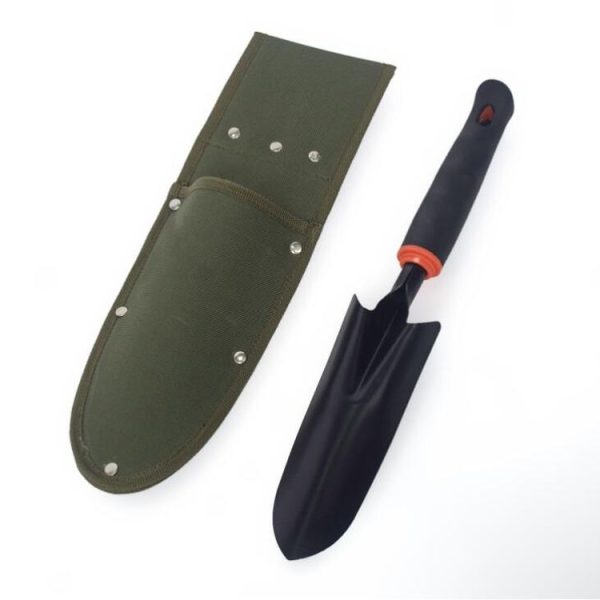 Army Green Portable Waist-mounted Waterproof Garden Tool Shovel Storage Bag Protective Sleeve, Style: Long Section 10.4x33cm - Image 5