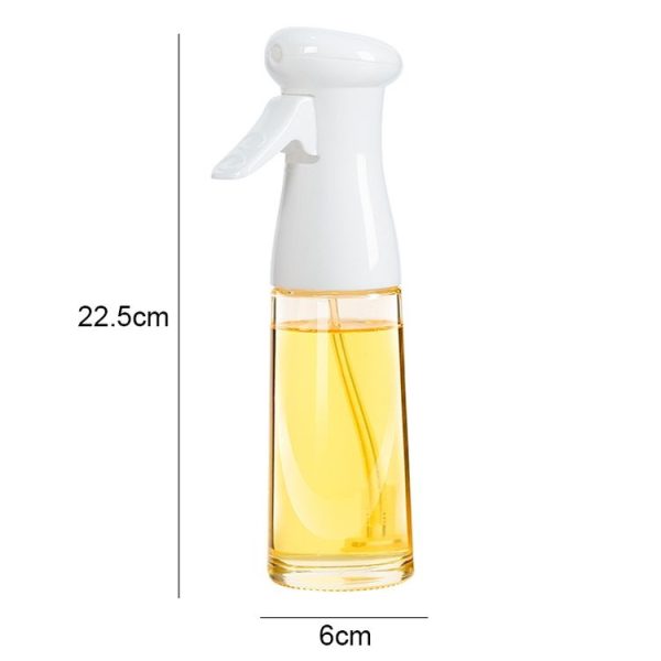 Edible Oil Spray Bottle Barbecue Leakproof Oil Sprayer Bottle (White) - Image 2
