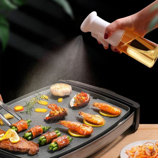 Edible Oil Spray Bottle Barbecue Leakproof Oil Sprayer Bottle (White) - Image 6