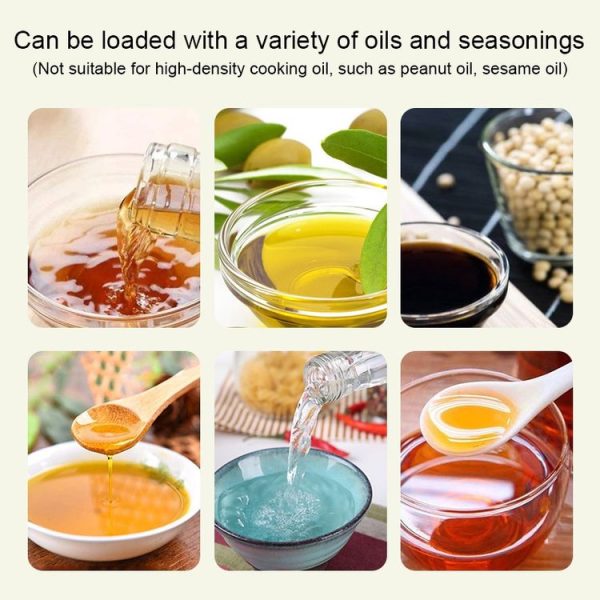 Edible Oil Spray Bottle Barbecue Leakproof Oil Sprayer Bottle (White) - Image 7
