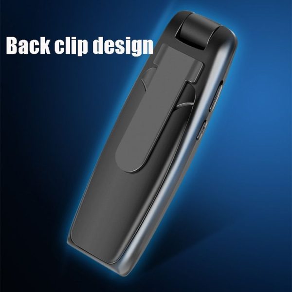 RD01 Intelligent Voice Control Motion Detection Night Vision HD 1080P Video Camera Dual Microphone Noise Reduction Voice Recorder, Capacity: 64G (Black) - Image 10