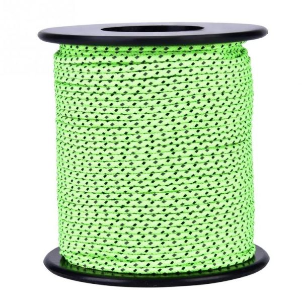 2.5mm Diameter Reflective String Windproof Tent Rope Line Camping Rope Reflective Tent Ropes, Length: 50m - Image 3