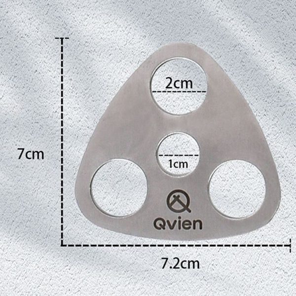 Qvien Outdoor Camping Portable Triangle Hanging Pot Bracket Barbecue Multifunctional Picnic Ring Hook - Image 5