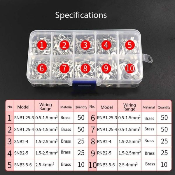 320 PCS / Box Car Ot / Ut Terminal Bare Fork Wiring - Image 6