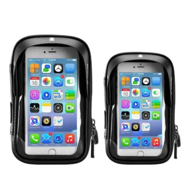 CYCLING Bicycle Bag Handlebar Bag Waterproof Touch Screen Upper Tube Bag Saddle Bag, Size: 5.8inch (Black) - Image 11