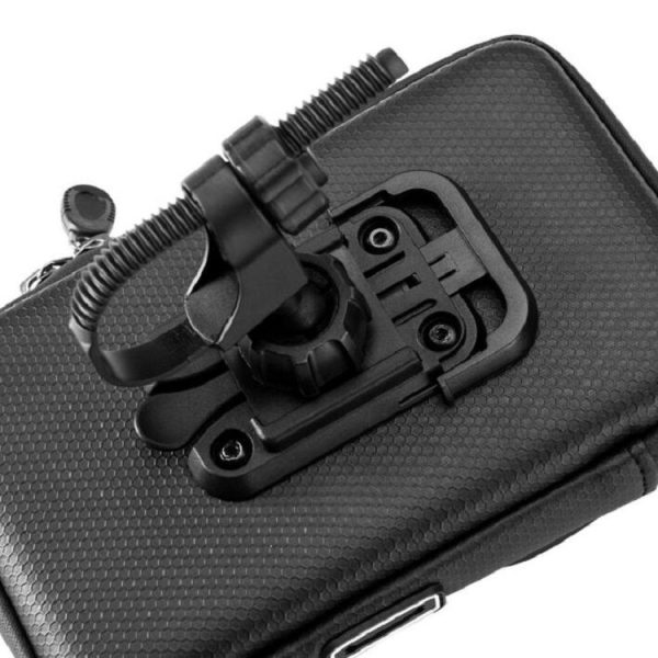 CYCLING Bicycle Bag Handlebar Bag Waterproof Touch Screen Upper Tube Bag Saddle Bag, Size: 5.8inch (Black) - Image 7