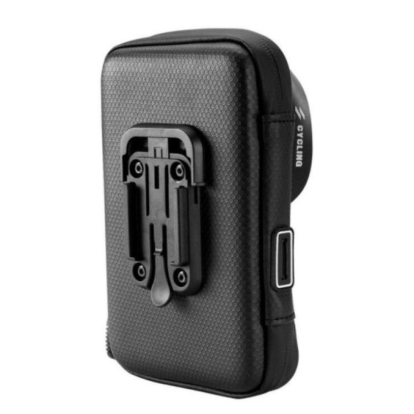 CYCLING Bicycle Bag Handlebar Bag Waterproof Touch Screen Upper Tube Bag Saddle Bag, Size: 5.8inch (Black) - Image 8
