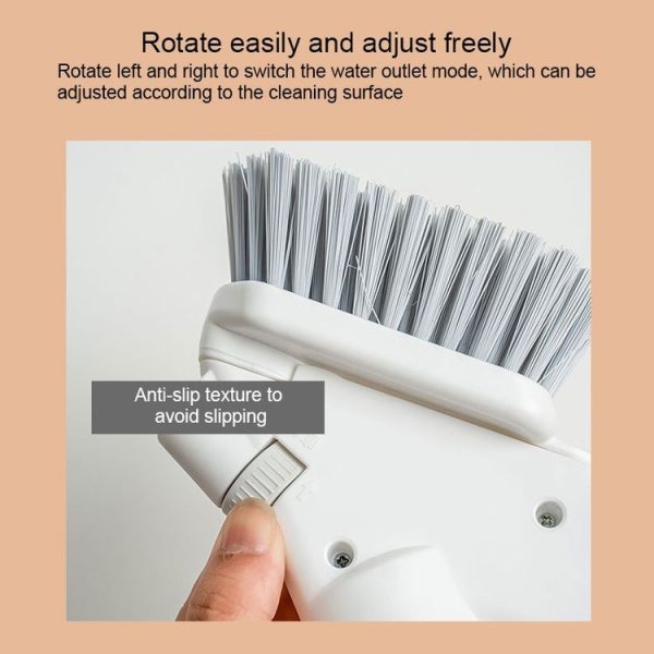 5 in 1 Kitchen Cleaning Brush Set Can Spray Water Crevice Brush Handheld Sponge Cleaning Set - Image 6