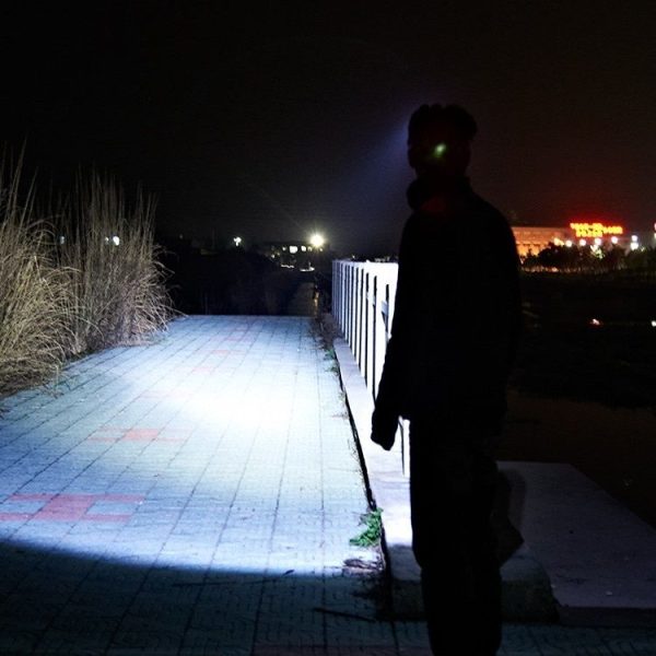 Usb Rechargeable Waterproof Sensor Headlight Outdoor Fishing Light (Black) - Image 5