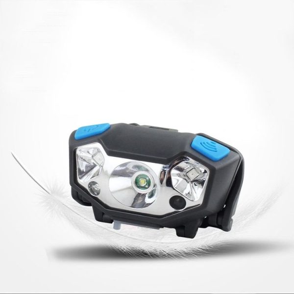Usb Rechargeable Waterproof Sensor Headlight Outdoor Fishing Light (Black) - Image 9