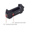 Xiletu Xj-13 Live BroadcastTripod Mount Phone Clamp with 1 / 4 inch Screw Holes & Cold Shoe Base - Image 5