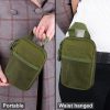 1000D Nylon Bag Outdoor Waist Fanny Pack Mobile Phone Key Mini Tools Waterproof Sport Pouch (Black) - Image 5