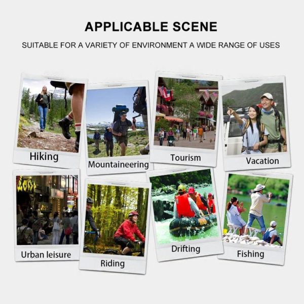 1000D Nylon Bag Outdoor Waist Fanny Pack Mobile Phone Key Mini Tools Waterproof Sport Pouch (Black) - Image 6