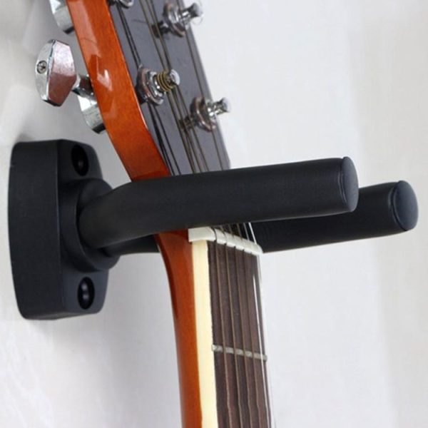 Metal Wall Hook for Guitar / Ukulele (Black) - Image 2