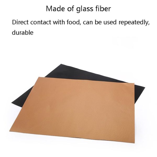 6 PCS Teflon Barbecue Mat Bbq Barbecue Mat Outdoor Non-Stick Barbecue Mat, Size: 40x33cm (Black) - Image 3
