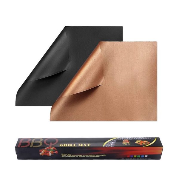 6 PCS Teflon Barbecue Mat Bbq Barbecue Mat Outdoor Non-Stick Barbecue Mat, Size: 40x33cm (Black) - Image 6