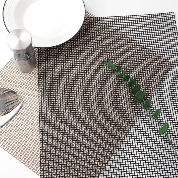 Non-Stick Grid Sheet Teflon Barbecue Mat Grill Grid Mat, Size: 36x42 cm (Brown) - Image 4