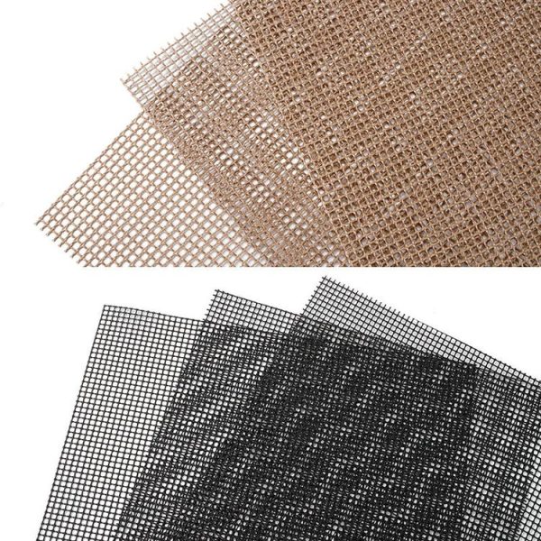 Non-Stick Grid Sheet Teflon Barbecue Mat Grill Grid Mat, Size: 36x42 cm (Brown) - Image 5