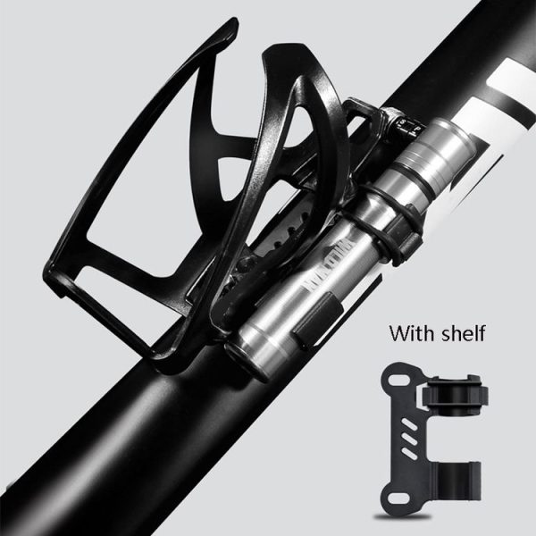 WILD MAN Mountain Road Bike Portable Bicycle Pump Us And French Mouth Universal Pump Mini Basketball Football Pump (Silver) - Image 6