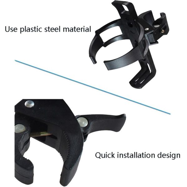 Mountain Bike Bottle Cage Bicycle Quick Release Free Hanging Cup Holder Road Bike Electric Scooter Motorcycle Water Cup Holder (Red) - Image 4
