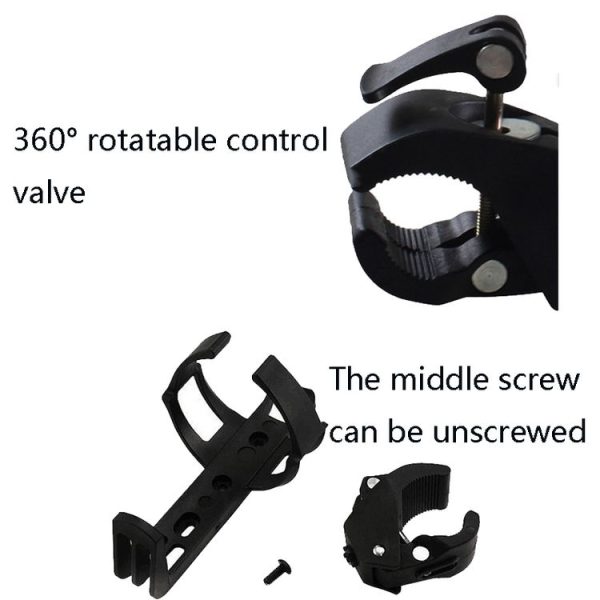 Mountain Bike Bottle Cage Bicycle Quick Release Free Hanging Cup Holder Road Bike Electric Scooter Motorcycle Water Cup Holder (Red) - Image 5