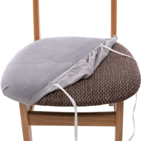 Household Elastic Warm Cushion Cover (Light Grey) - Image 4