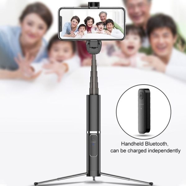 CYKE Phantom Hidden Selfie Stick Bluetooth Camera Stand for Mobile Phones Below 6 inches, Style: Phantom II -Deluxe Edition - Image 12
