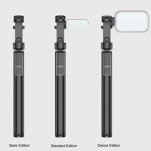 CYKE Phantom Hidden Selfie Stick Bluetooth Camera Stand for Mobile Phones Below 6 inches, Style: Phantom II -Deluxe Edition - Image 7